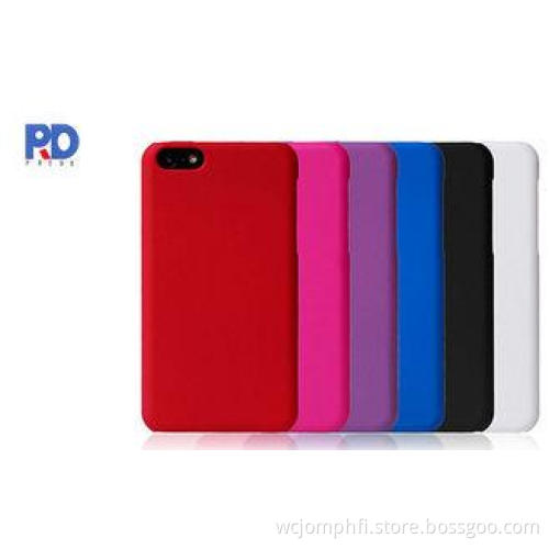 iPhone 5C Red Cell Phone Case , PC Dust Proof Mobile Phone